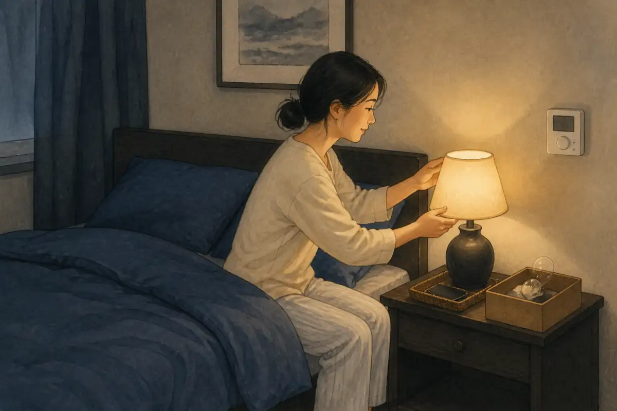잠자리는 한 번에 하나만 바꾸어 보세요 삽화